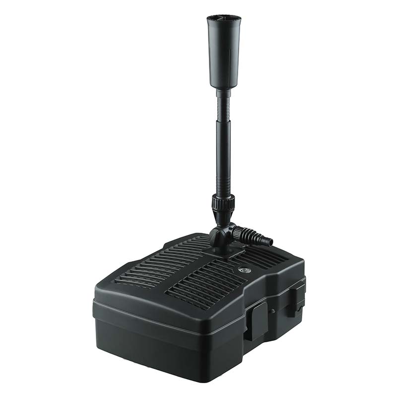 Waterfalli kalatiigi purskkaevupump erinevate otsikutega